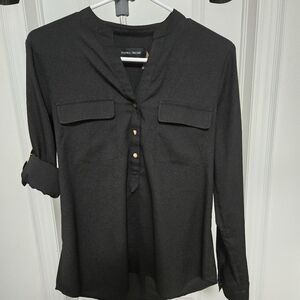 Ivanka Trump Black Button Down Shirt